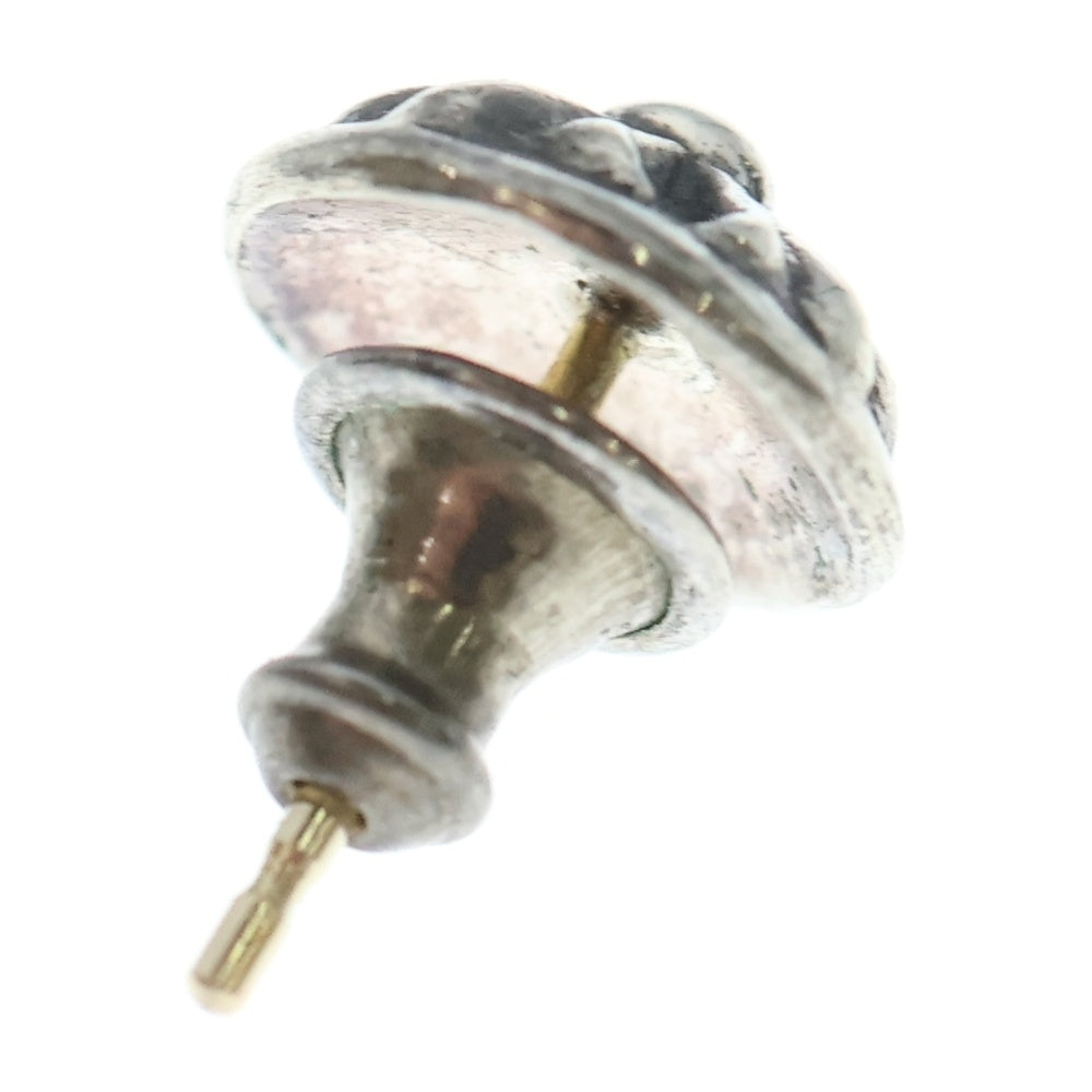 CHROME HEARTS(クロムハーツ) STUD CRSBLL クロスボールスタッドピアス シルバー BCA110