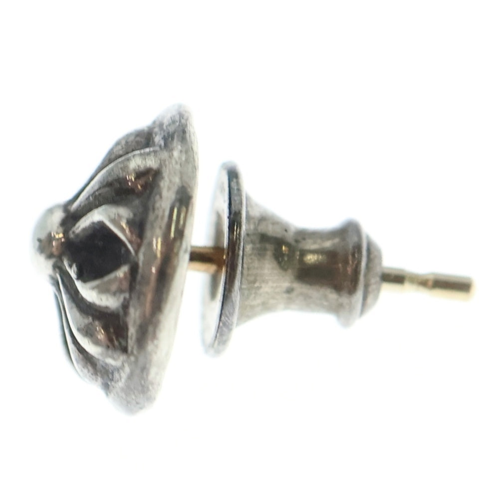 CHROME HEARTS(クロムハーツ) STUD CRSBLL クロスボールスタッドピアス シルバー BCA110