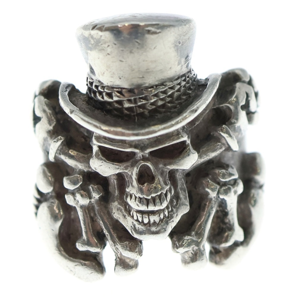 CRAZY PIG(クレイジーピッグ) MASCOT SKULL RING シルクハット スカル