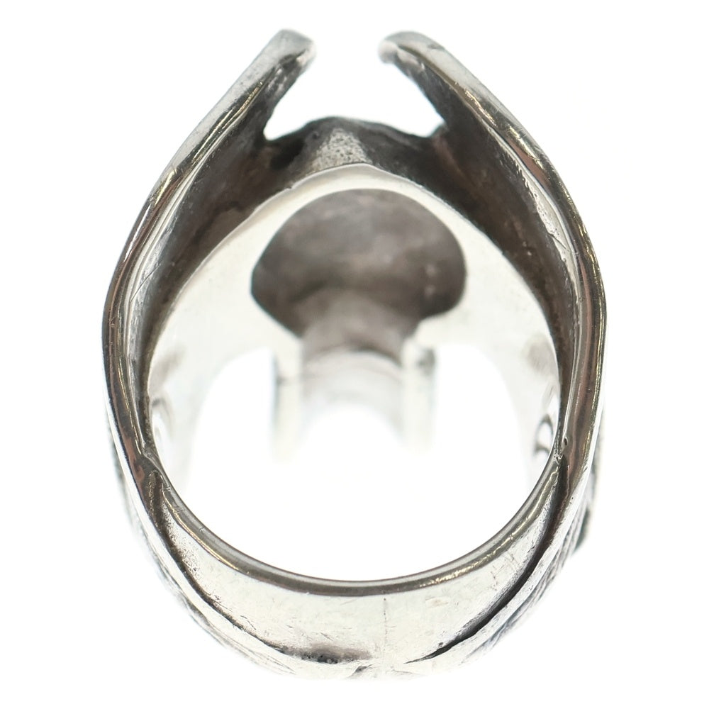 CRAZY PIG(クレイジーピッグ) LUCIFER SKULL RING ルシファー スカルリング シルバー