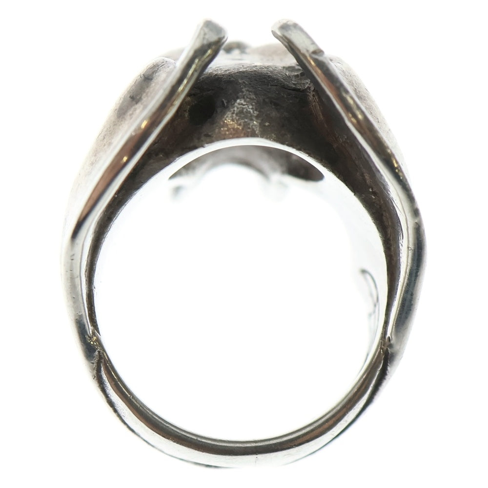 CRAZY PIG(クレイジーピッグ) LUCIFER SKULL RING ルシファー スカルリング シルバー