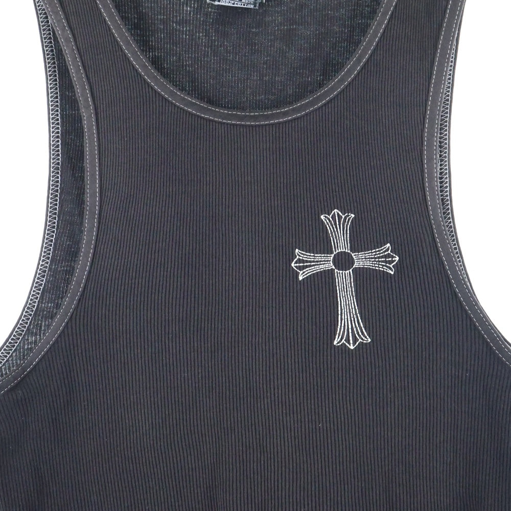 CHROME HEARTS(クロムハーツ) OLD Side T BAR TANK TOP オールド サイド Tバー タンクトップ ブラック