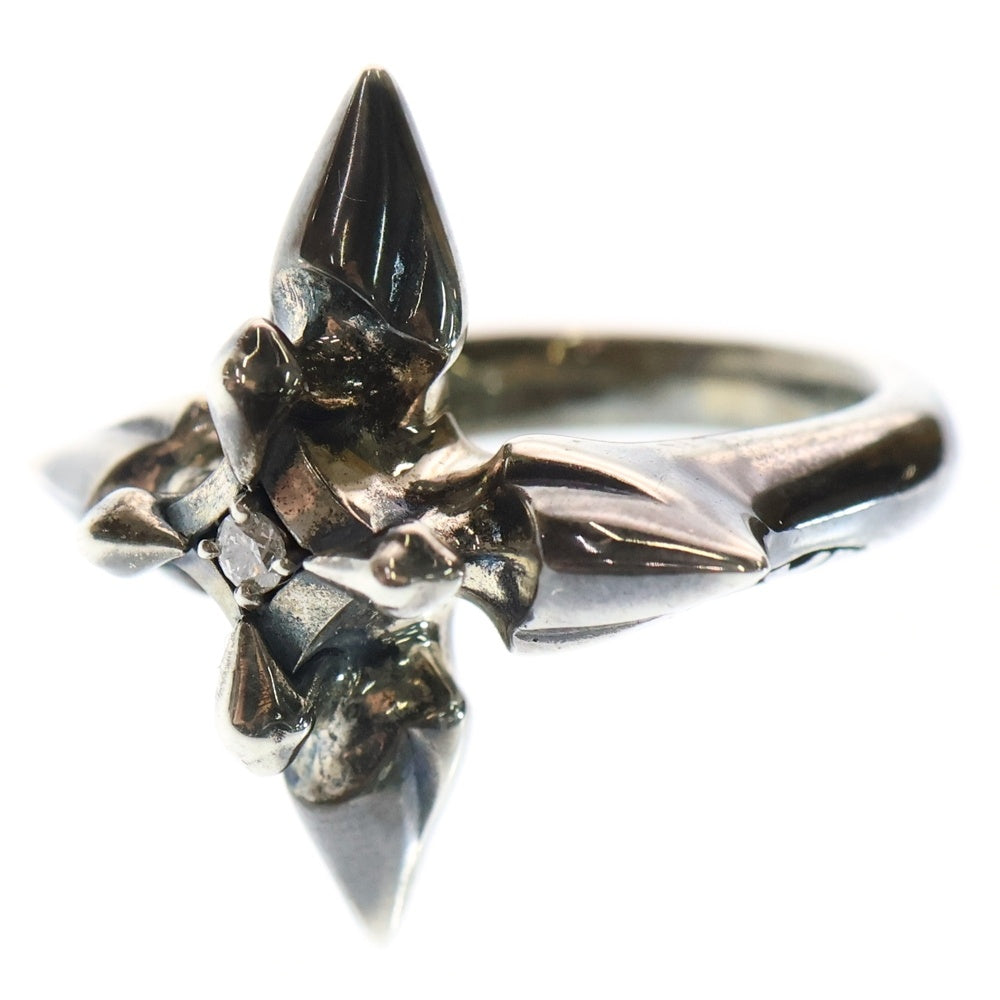 Bloody Mary(ブラッディマリー) クリスマス限定 ライフ クロス リング 1Pダイヤ シルバー