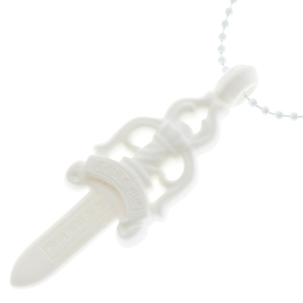 CHROME HEARTS(クロムハーツ) RUBBER LARGE DAGGER ラバーラージダガー シリコンラバーネックレス ホワイト