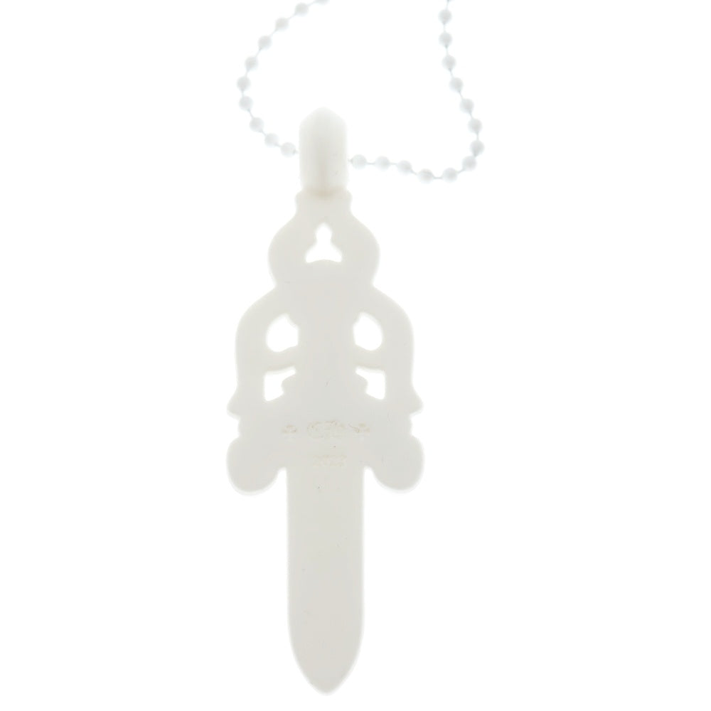 CHROME HEARTS(クロムハーツ) RUBBER LARGE DAGGER ラバーラージダガー シリコンラバーネックレス ホワイト