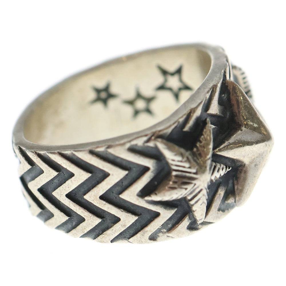 CODY SANDERSON(コディーサンダーソン) Wave Gear 3 Stars ウェーブギア 3スター リング シルバー