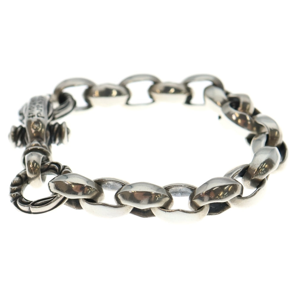 LEONARD KAMHOUT(レナードカムホート) クレーンサークル シルクリンクブレスレット シルバー