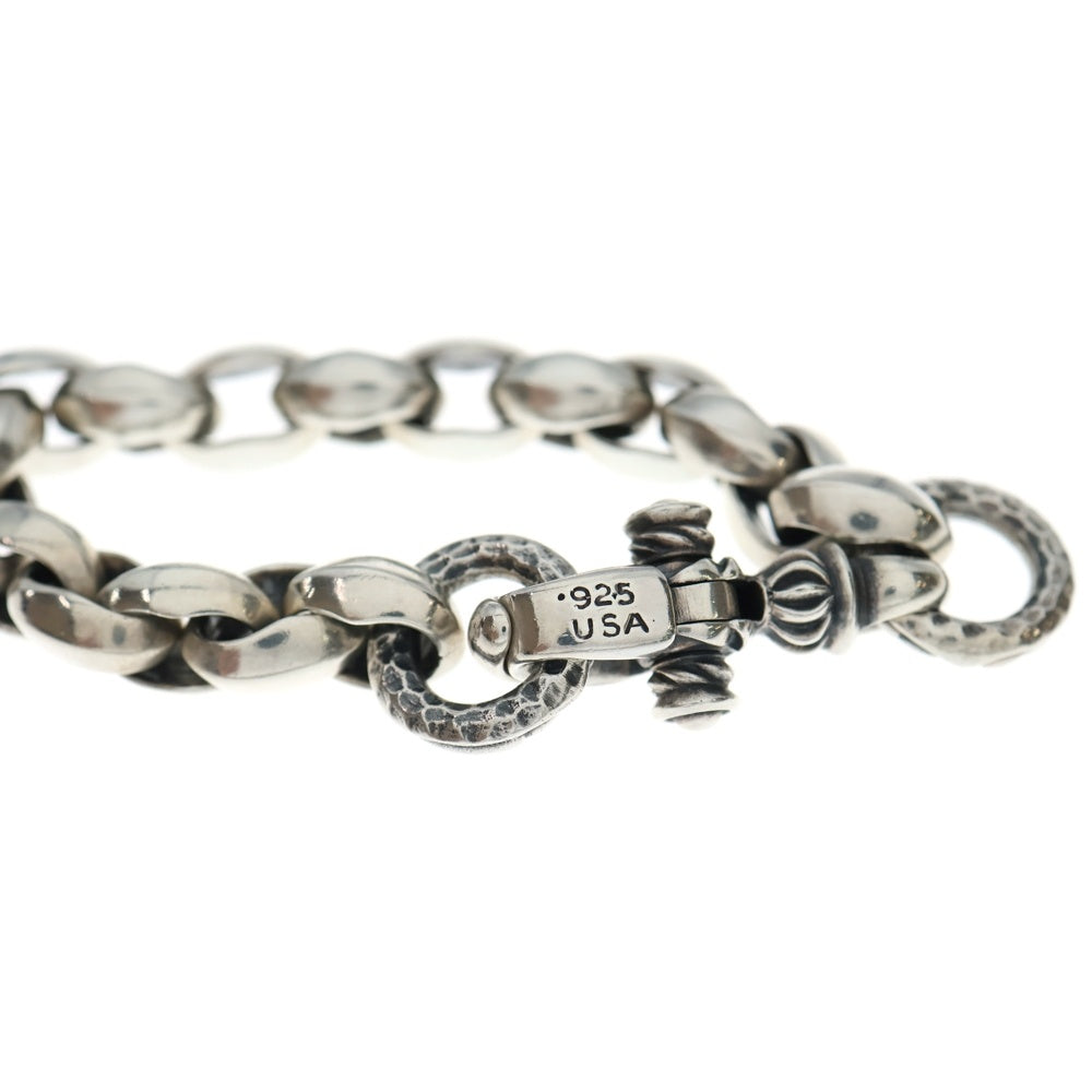 LEONARD KAMHOUT(レナードカムホート) クレーンサークル シルクリンクブレスレット シルバー