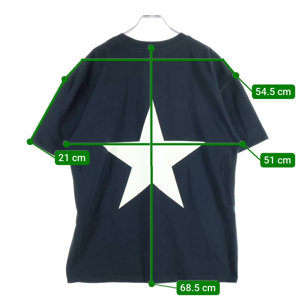 ESSENTIALS FEAR OF GOD(エッセンシャル フィアオブゴッド) スター バックプリント 半袖Tシャツ カットソー ブラック