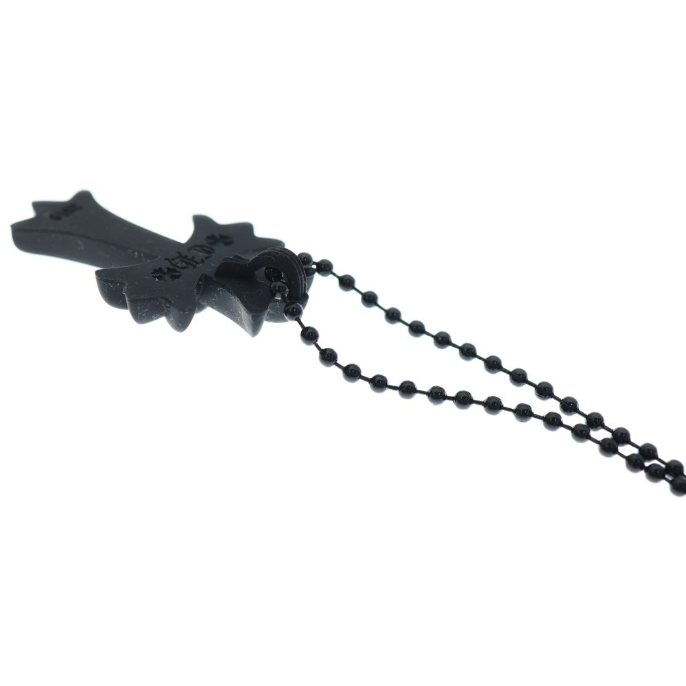 CHROME HEARTS(クロムハーツ) RUBBER CH CRS SML ラバーネックレス ブラック