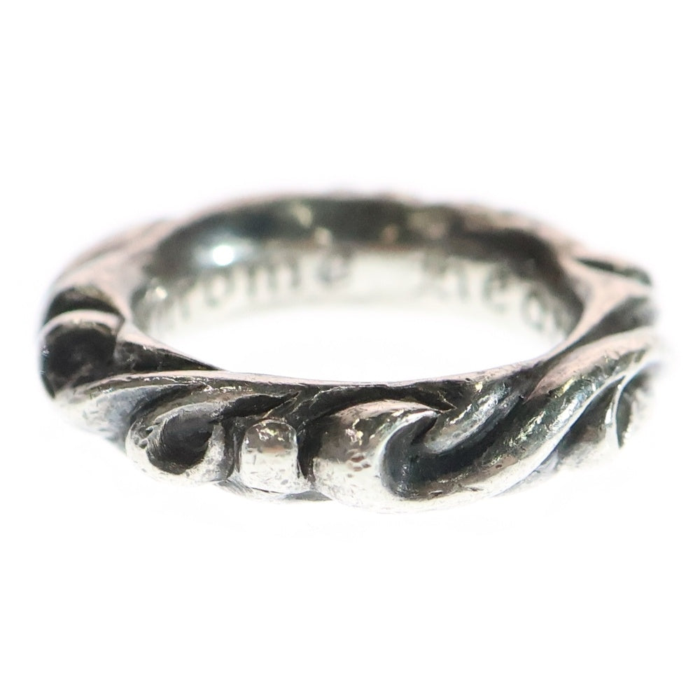 CHROME HEARTS(クロムハーツ) SCRL BAND スクロールバンド リング シルバー BCA351