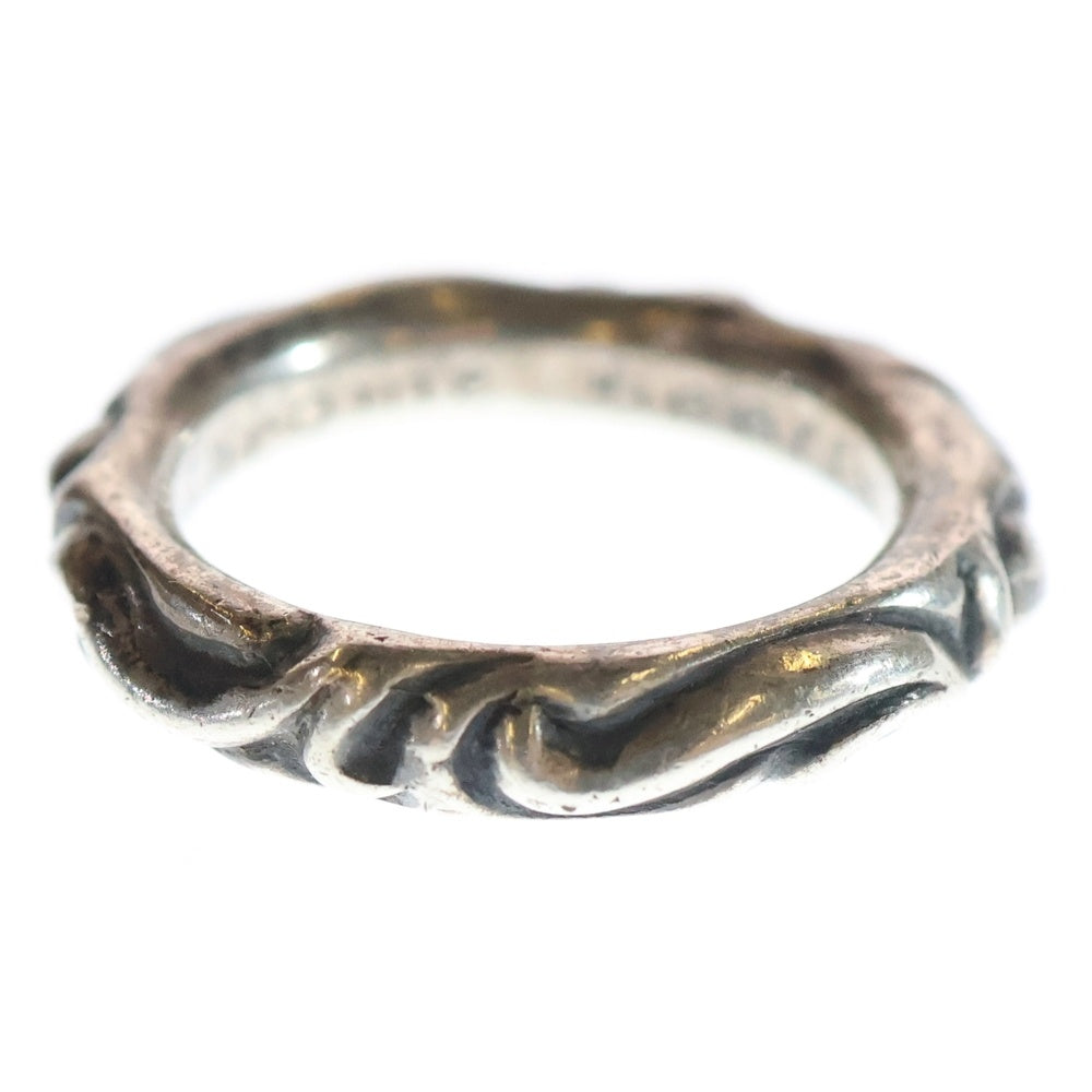 CHROME HEARTS(クロムハーツ) SCRL BAND スクロールバンド リング シルバー BCA351