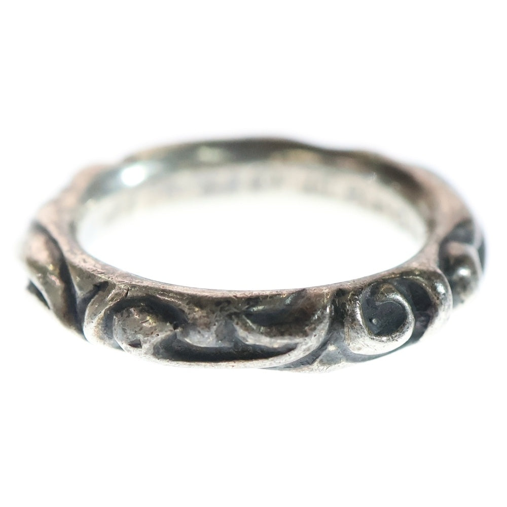 CHROME HEARTS(クロムハーツ) SCRL BAND スクロールバンド リング シルバー BCA351
