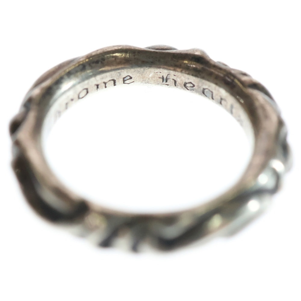 CHROME HEARTS(クロムハーツ) SCRL BAND スクロールバンド リング シルバー BCA351
