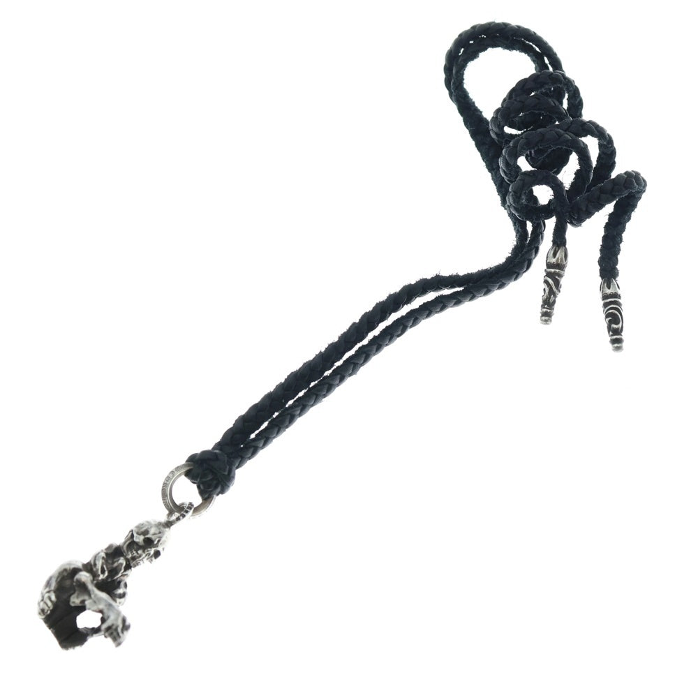 CHROME HEARTS(クロムハーツ) FOTI BUFORD フォティ ビュフォード ペンダントトップ LEATHER BRAID スクロールレザーブレード