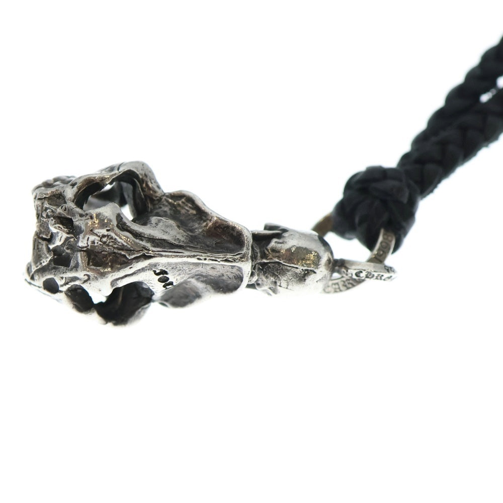 CHROME HEARTS(クロムハーツ) FOTI BUFORD フォティ ビュフォード ペンダントトップ LEATHER BRAID スクロールレザーブレード