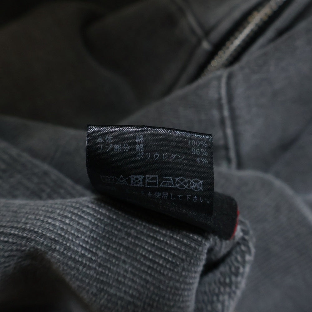 cvtvlist(カタリスト) usual zip hoodie ユージュアル 刺繍デザイン ジップアップパーカー グレー 2201110301