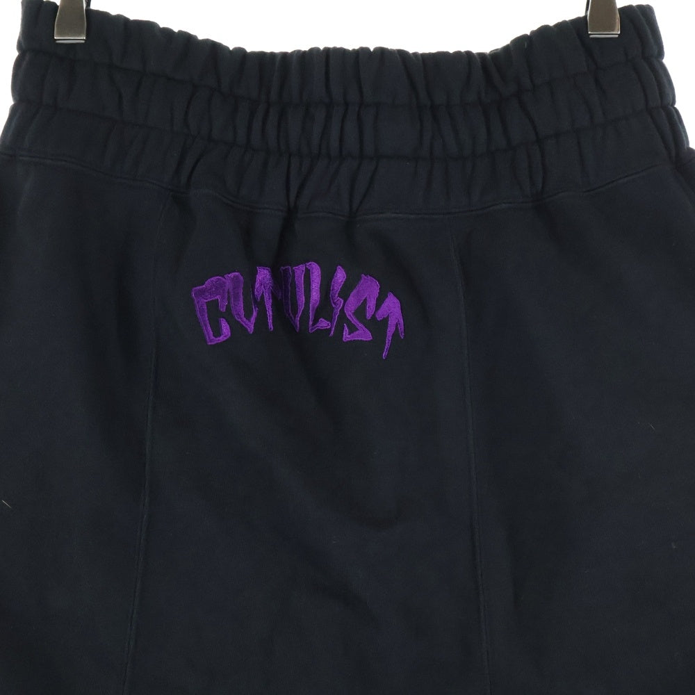 cvtvlist(カタリスト) Usual Tee ユージュアル スウェット 刺繍 ショーツ ハーフパンツ ブラック 2301070401