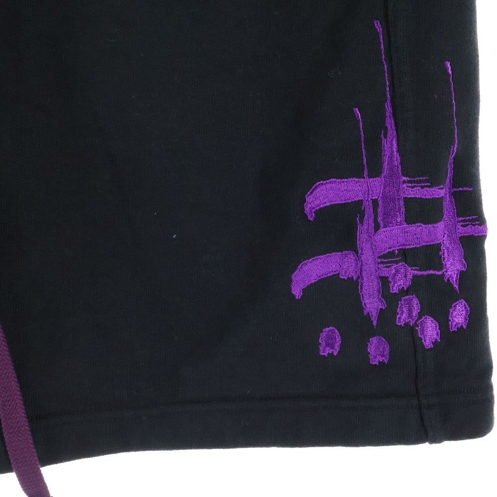 cvtvlist(カタリスト) Usual Tee ユージュアル スウェット 刺繍 ショーツ ハーフパンツ ブラック 2301070401