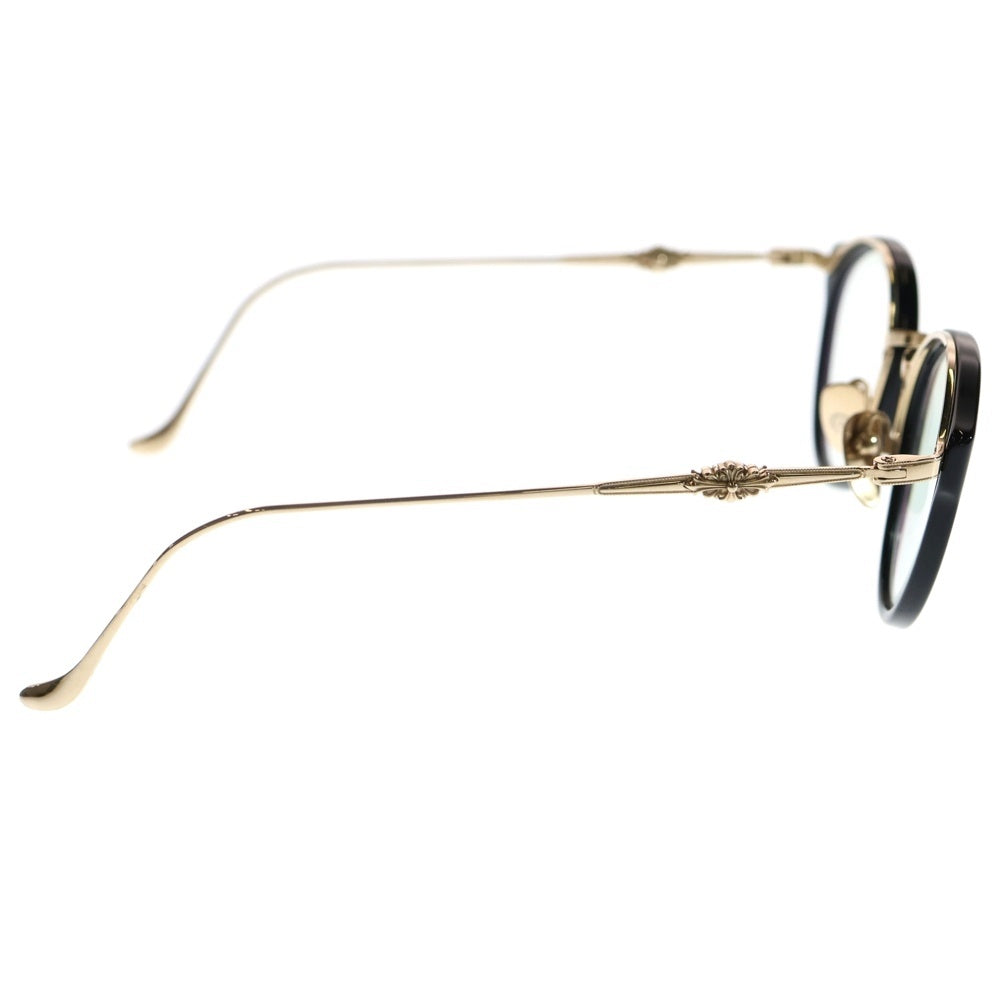 CHROME HEARTS(クロムハーツ) DIG BIG ディッグビッグ ボストンサングラス メガネ ブラック/ゴールド