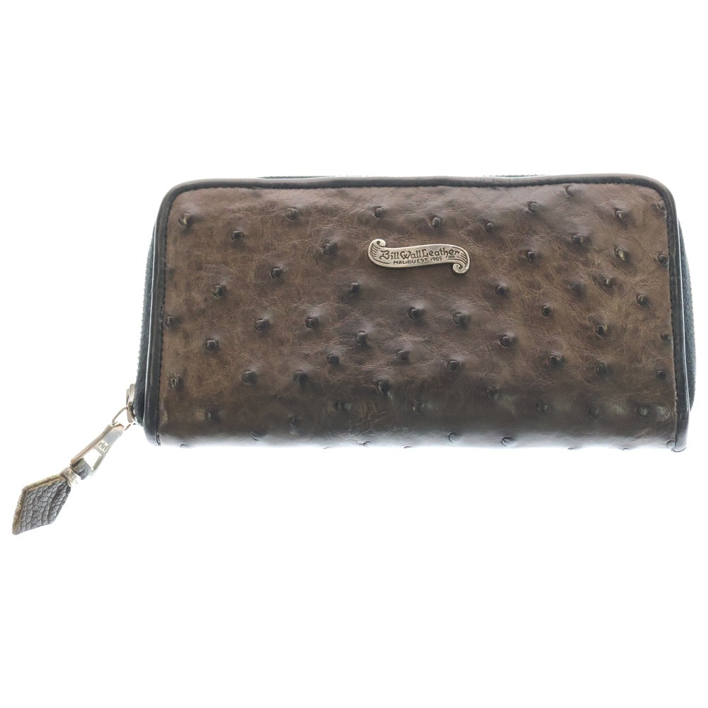Bill Wall Leather/BWL(ビルウォールレザー) ラウンドジップ レザーウォレット 財布 ブラウン