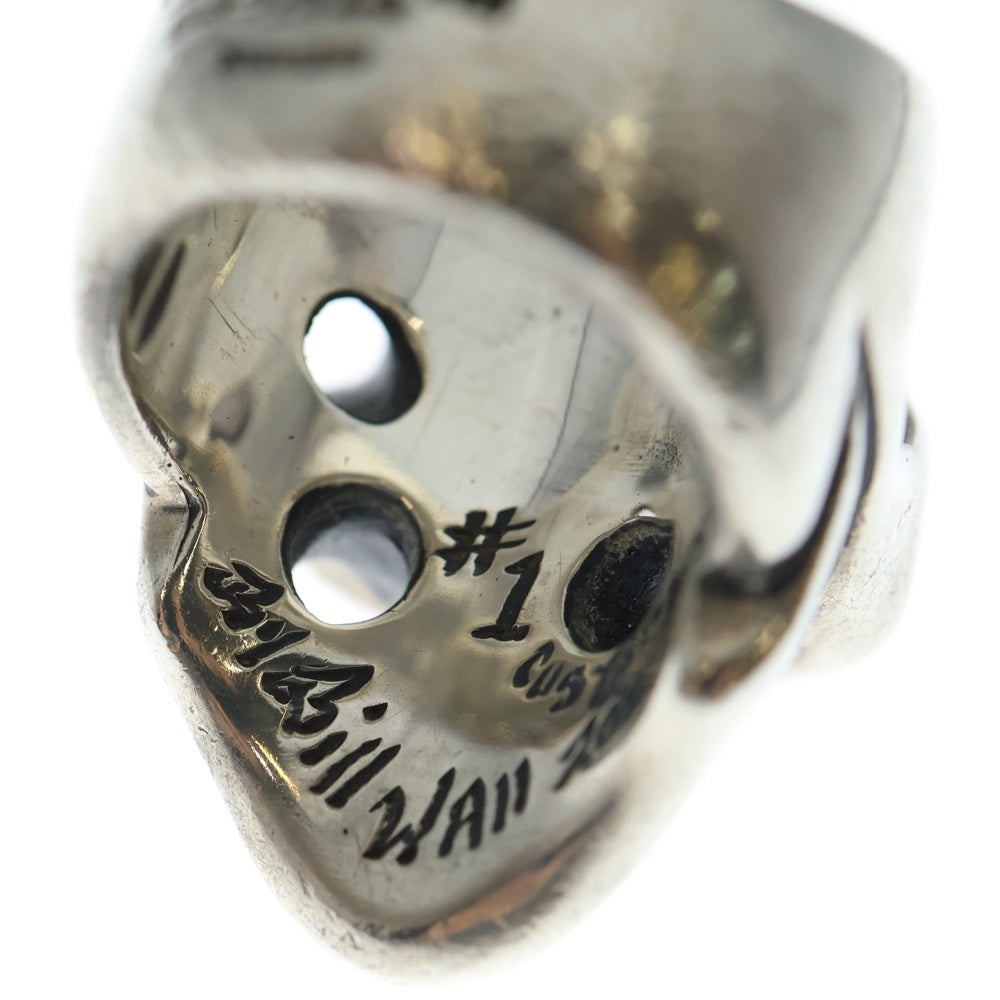 Bill Wall Leather/BWL(ビルウォールレザー) C-MASTER SKULL RING シーマスタースカルリング 18Kカスタム シルバー/ゴールド