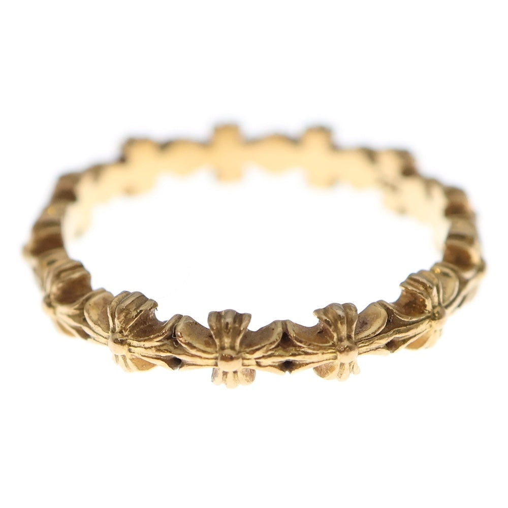 CHROME HEARTS(クロムハーツ) 22K TINY E CH PLS BAND タイニーECHプラスバンド リング ゴールド