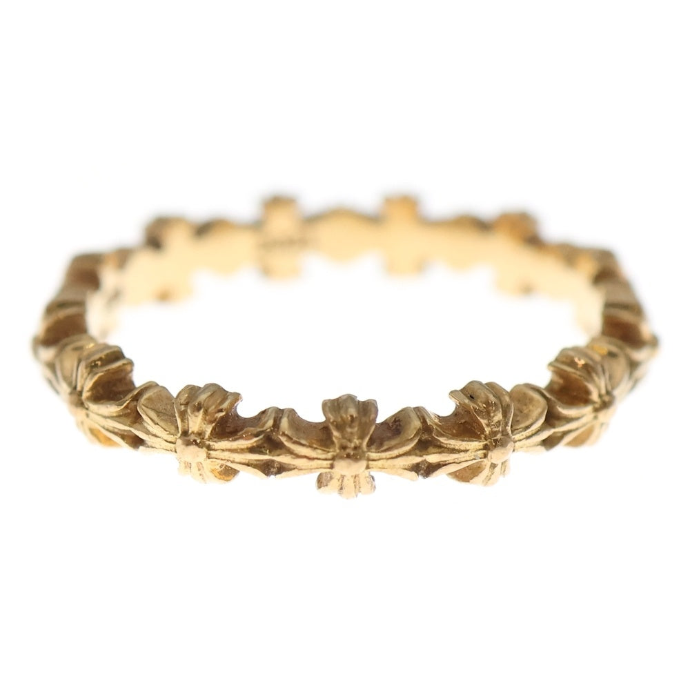 CHROME HEARTS(クロムハーツ) 22K TINY E CH PLS BAND タイニーECHプラスバンド リング ゴールド