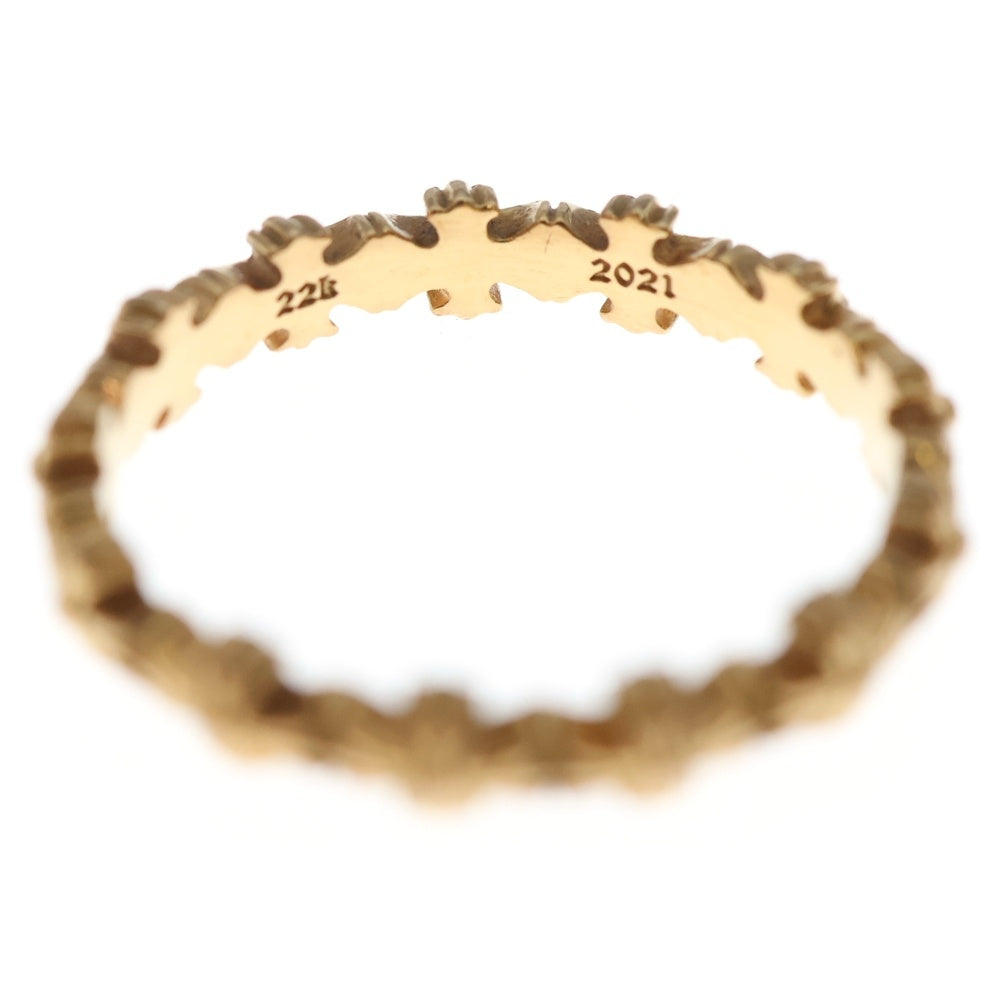 CHROME HEARTS(クロムハーツ) 22K TINY E CH PLS BAND タイニーECHプラスバンド リング ゴールド