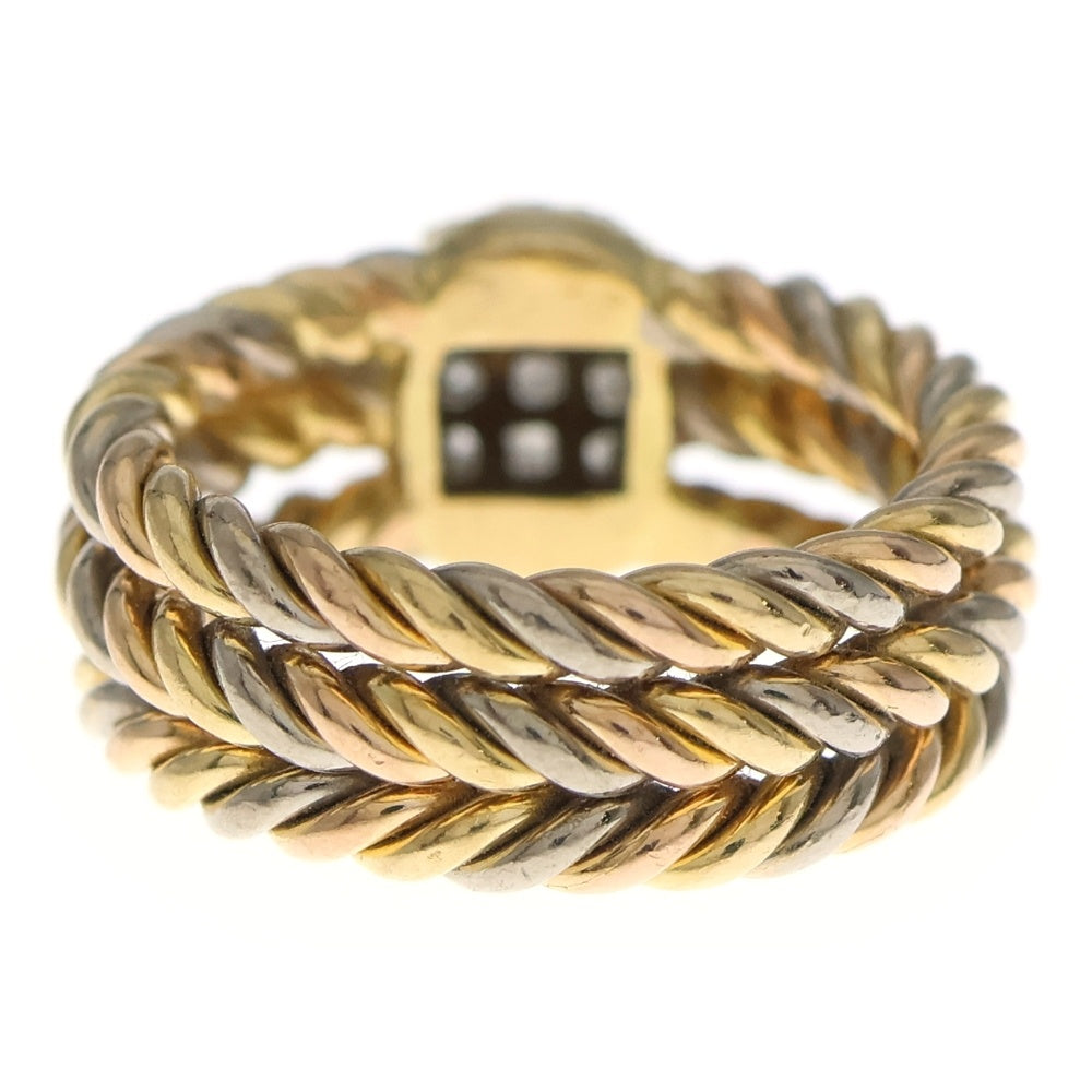 Cartier(カルティエ) カシオペア スリーカラー ダイヤモンド リング ゴールド