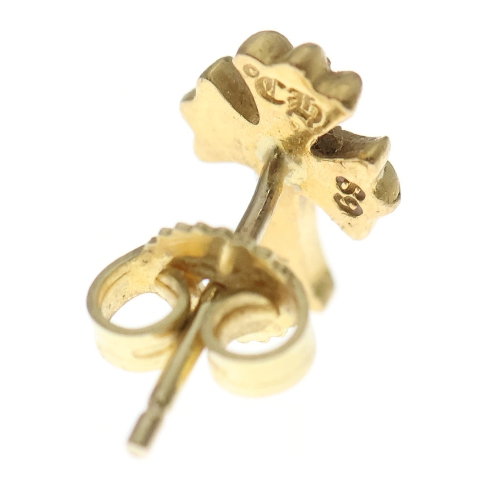 CHROME HEARTS(クロムハーツ) 22K CH CRS 2 FAT P/DIA CHクロスファット スタッドピアス PAVEダイヤ ゴールド BCA019