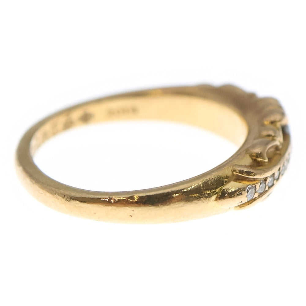 CHROME HEARTS(クロムハーツ) 22K BABYCLSC P/DIA ベイビークラシック フローラルクロスリング PAVEダイヤ ゴールド BCA055