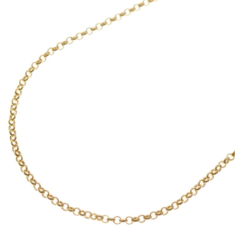 CHROME HEARTS(クロムハーツ) 22K NECKCHAIN R20 ロールチェーンネックレス 20inch ゴールド BCA011