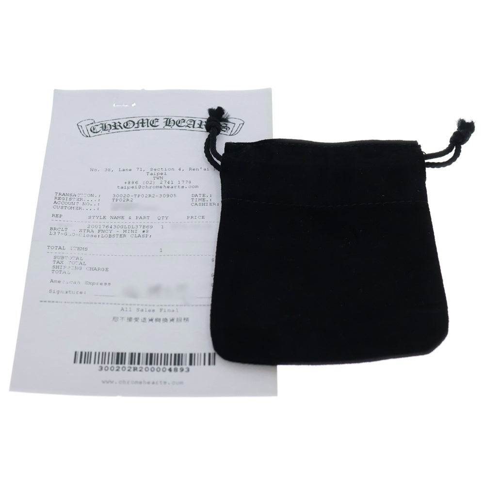 CHROME HEARTS(クロムハーツ) 22K XTRA FNCY MINI エクストラファンシーミニ ブレスレット ゴールド