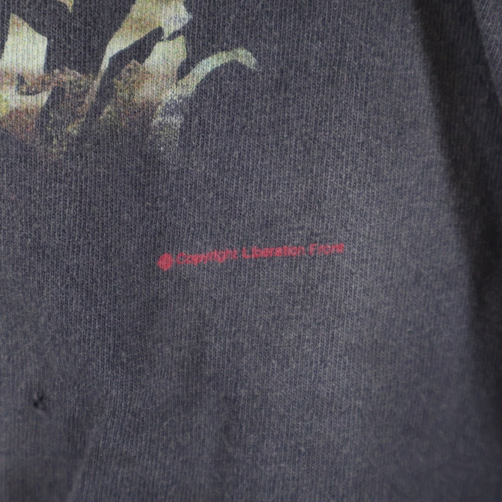 SAINT MICHAEL(セントマイケル) 24SS MAGICAL SAINT マジカルセント ダメージ加工半袖Tシャツ グレー SM-YS8-0000-006