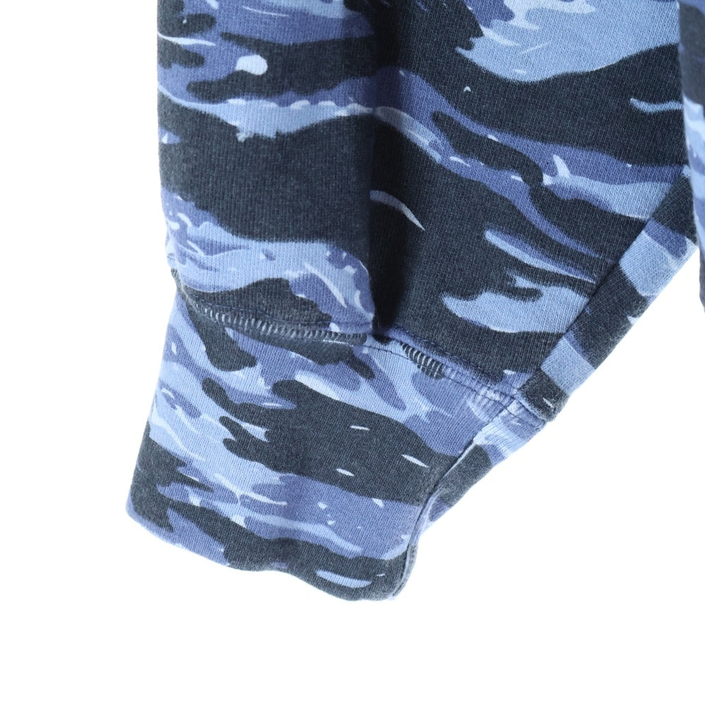 SUPREME(シュプリーム) Small Box Hooded Sweatshirt スモールボックスロゴ プルオーバーパーカー ブルー