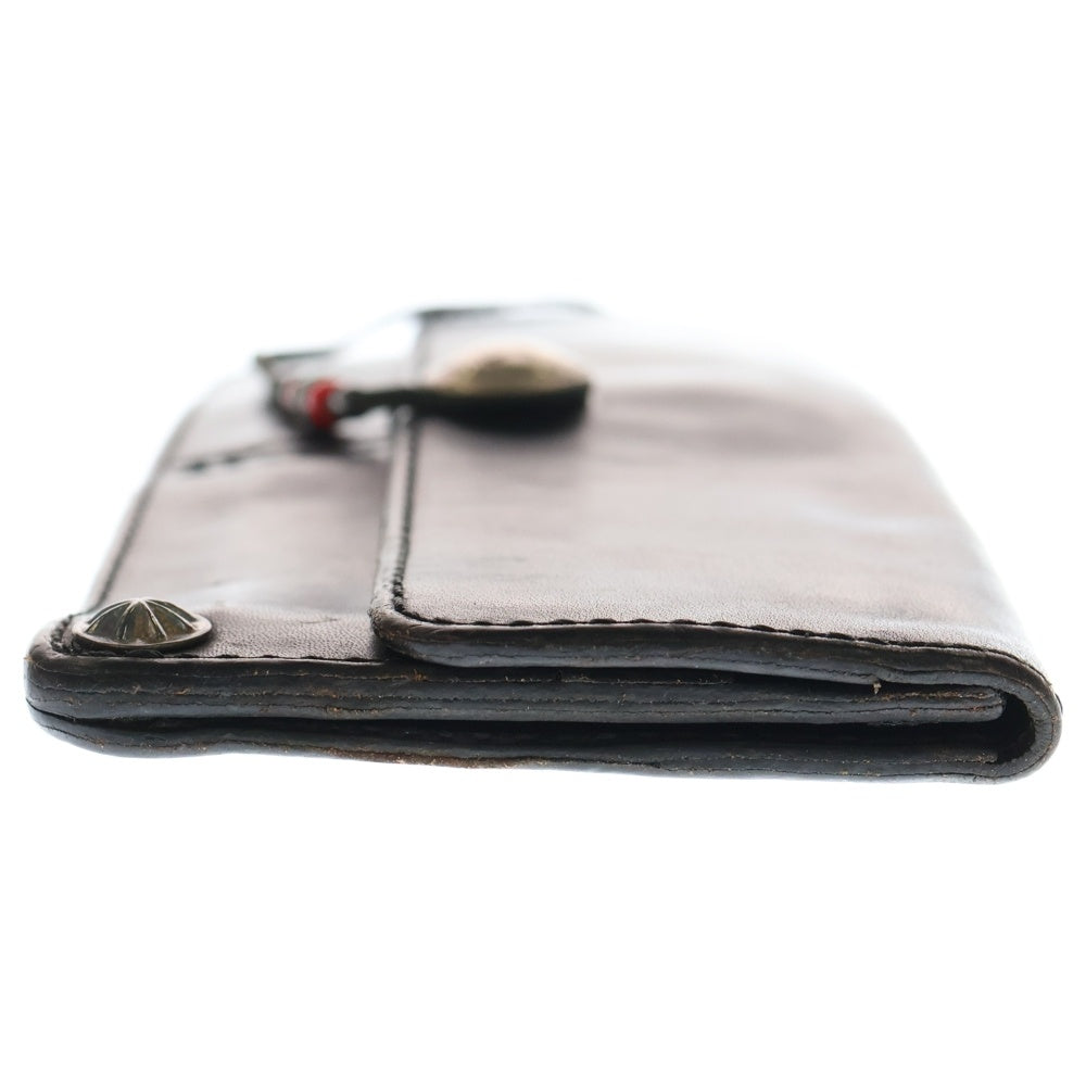 ウイングロック wingroc 長財布 WING ROCK(ウィングロック) コンチョ付き 長財布 ウォレット ブラック