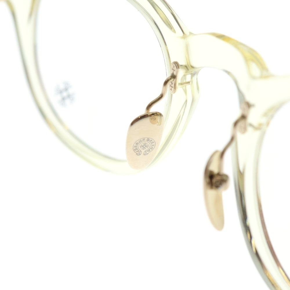 CHROME HEARTS(クロムハーツ) DINGALONGLINGLONG CHプラスフレーム ボストンサングラス メガネ 眼鏡 アイウェア クリア