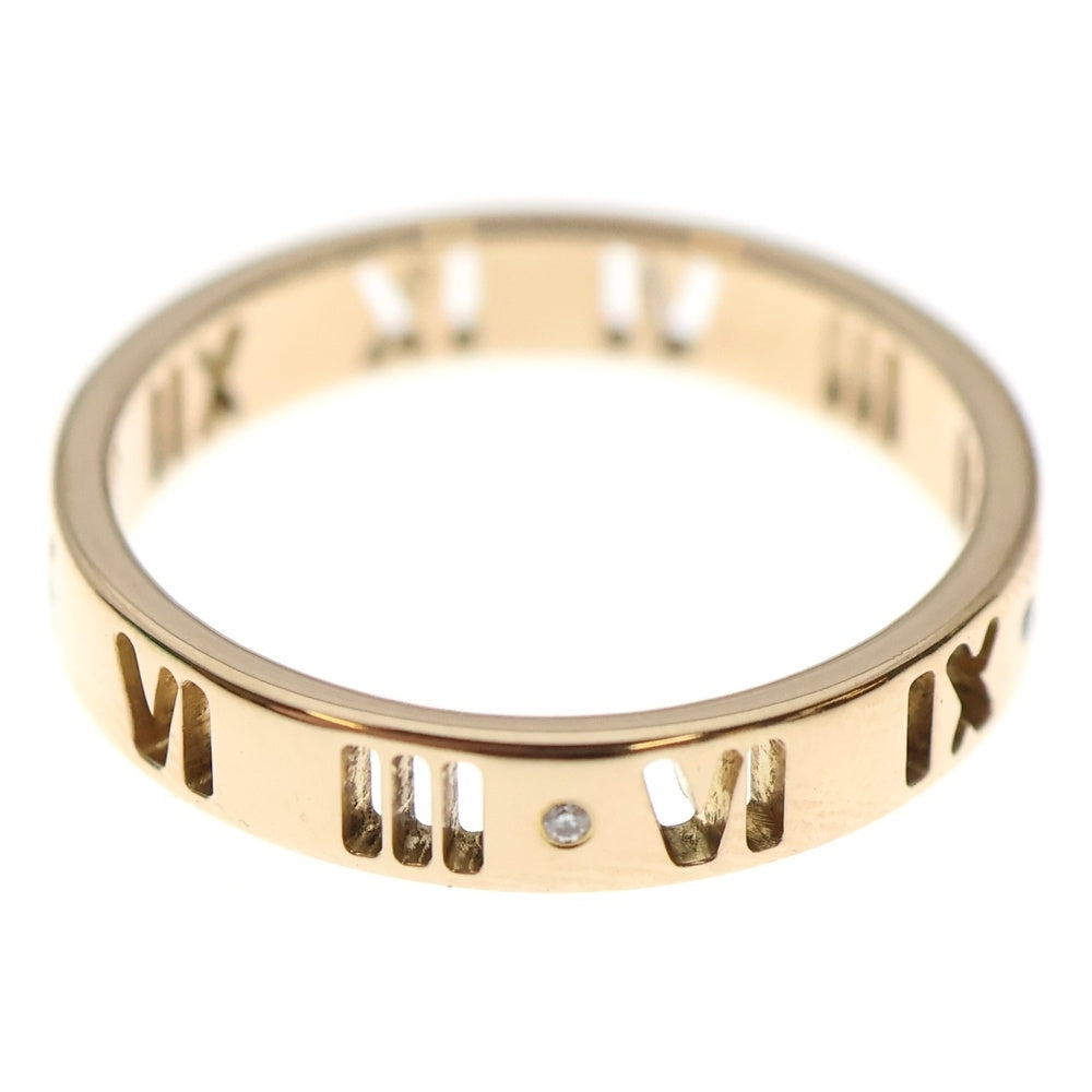 TIFFANY & Co.(ティファニー) ピアスドアトラス 4ダイヤモンド リング ゴールド