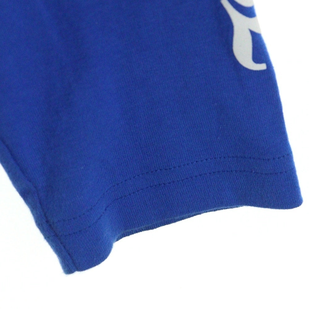 CHROME HEARTS(クロムハーツ) Raglan Sleeve Tee バックCHプリント ラグランスリーブ 長袖Tシャツ カットソー ブルー/ホワイト