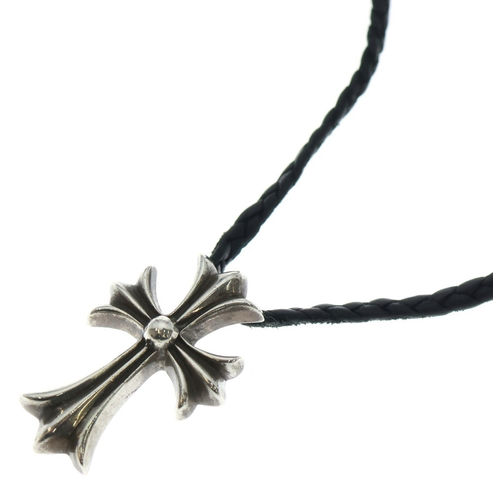 CHROME HEARTS(クロムハーツ) CH CRS SMLスモールCHクロス BC ボロチップブレイド ネックレス シルバー BCA220