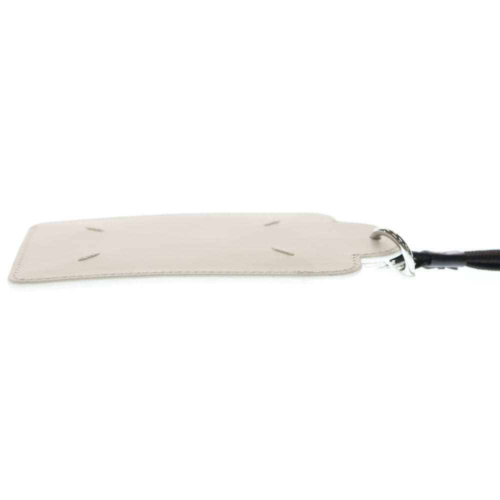 Maison Margiela(メゾンマルジェラ) CARD HOLDER TAG WITH HOOK AND LACE ネックポーチ カードケース ホワイト SA1TZ0003 P5427 レディース