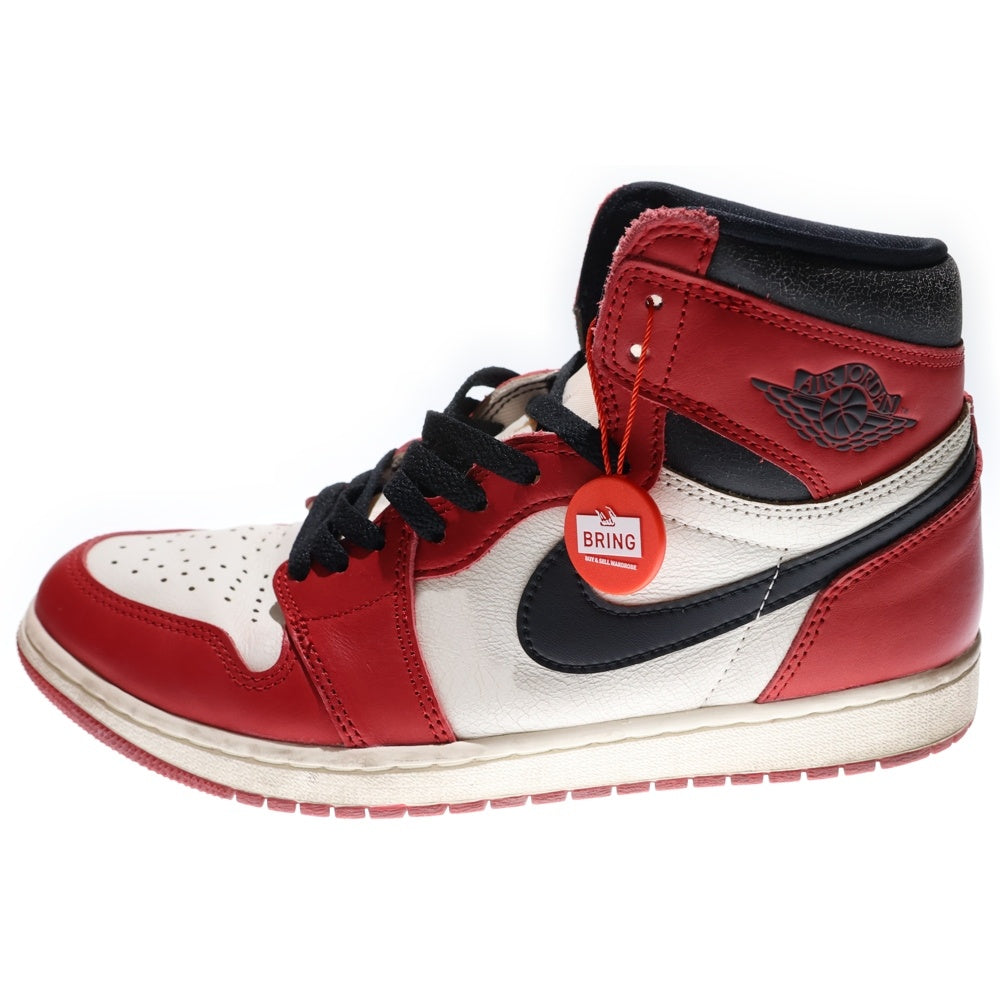 NIKE(ナイキ) AIR JORDAN 1 HIGH OG CHICAGO LOST & FOUND DZ5485-612 エアジョーダン1ハイロストアンドファウンド ハイカットスニーカー ホワイト/レッド US10.5/28.5cm