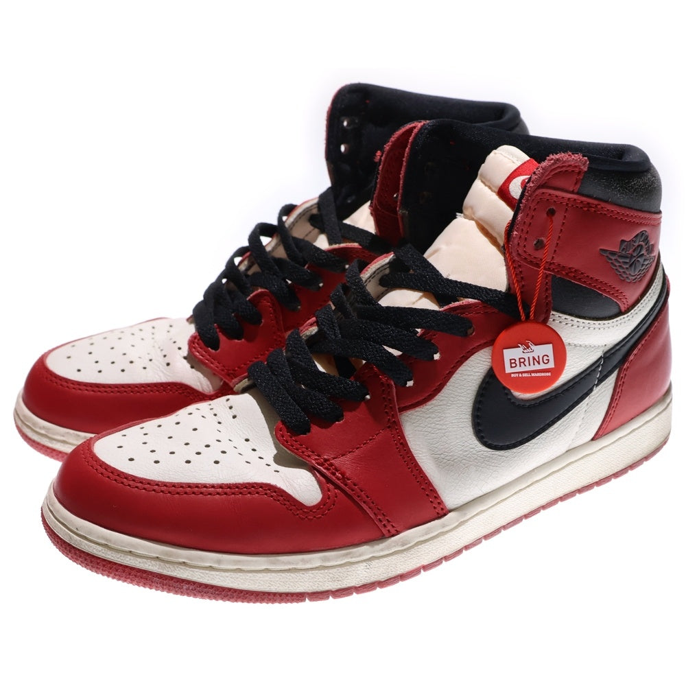NIKE(ナイキ) AIR JORDAN 1 HIGH OG CHICAGO LOST & FOUND DZ5485-612 エアジョーダン1ハイロストアンドファウンド ハイカットスニーカー ホワイト/レッド US10.5/28.5cm