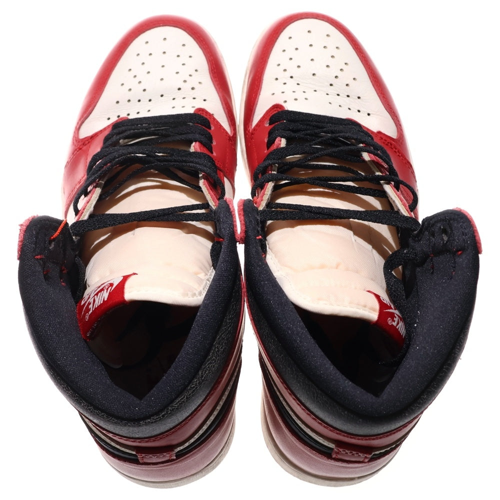 NIKE(ナイキ) AIR JORDAN 1 HIGH OG CHICAGO LOST & FOUND DZ5485-612 エアジョーダン1ハイロストアンドファウンド ハイカットスニーカー ホワイト/レッド US10.5/28.5cm