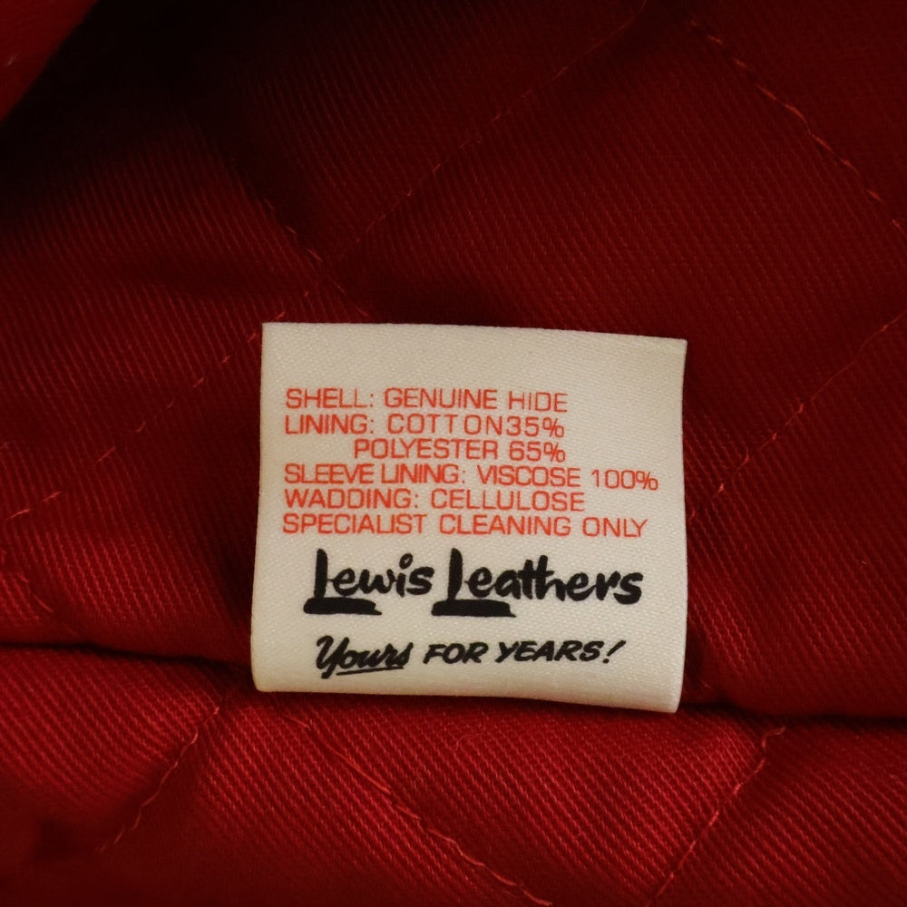 Lewis Leathers(ルイスレザー) LIGHTNING TIGHT FIT ライトニング タイトフィット ホースハイド レザージャケット ライトブルー