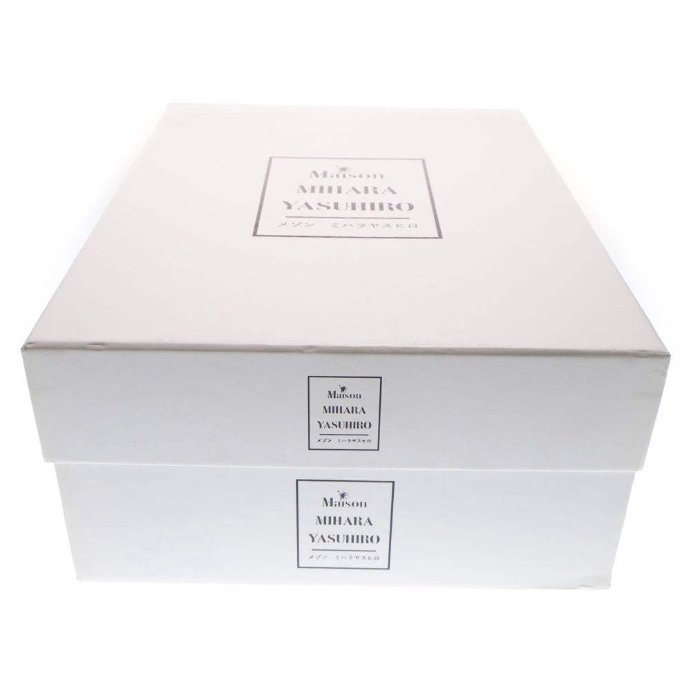 MAISON MIHARAYASUHIRO(メゾンミハラヤスヒロ) BLAKEY PUFFER OG Sole Leather Low ブレイキー パファー OG ソール レザー ローカットスニーカー ブラック/ホワイト A12FW723