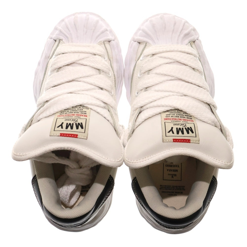 MAISON MIHARAYASUHIRO(メゾンミハラヤスヒロ) BLAKEY PUFFER OG Sole Leather Low ブレイキー パファー OG ソール レザー ローカットスニーカー ホワイト A12FW723