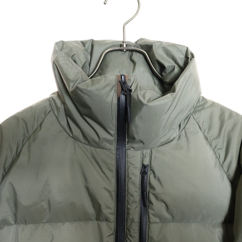 NANGA(ナンガ) ×DUFFER スタンドカラー ダウンジャケット カーキ