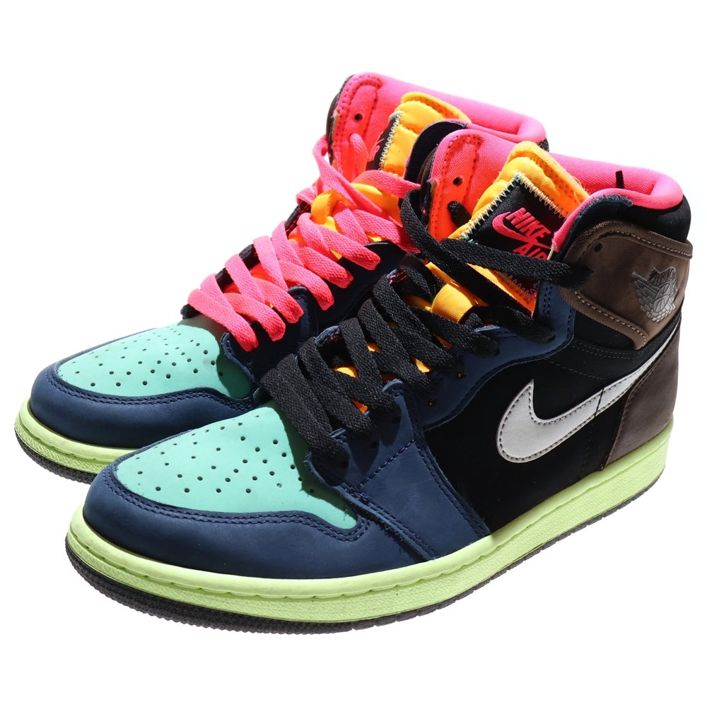 NIKE(ナイキ) AIR JORDAN 1 RETRO HIGH OG BAROQUE BROWN エアジョーダン1 レトロ ハイカットスニーカー マルチ US9/27cm 555088-201